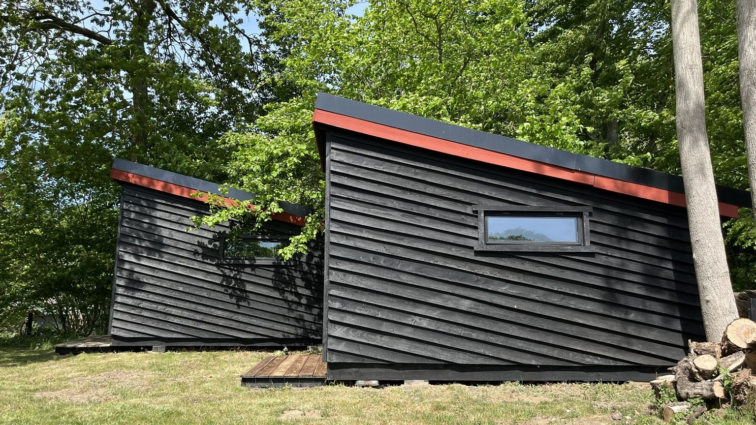 woodland huts — project view 2